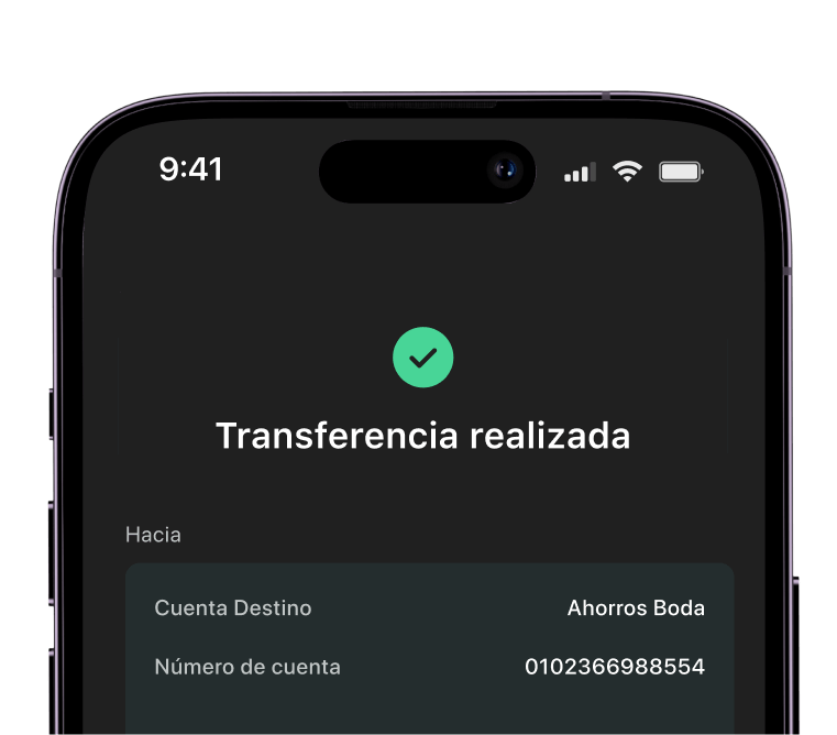 Haz transferencias